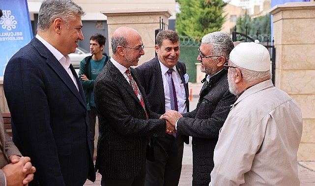 Selçuklu Belediye Başkanı Ahmet Pekyatırmacı “Cuma Buluşmaları” kapsamında Şeker Mahallesi