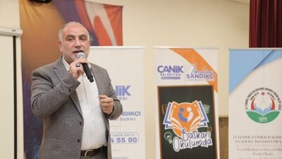 'Başkan Okulumda' programıyla Canik 15 Temmuz Ömer Halisdemir Anadolu İmam