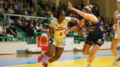 Halkbank Türkiye Kadınlar Basketbol Ligi 10. hafta müsabakasında Aslan Yol