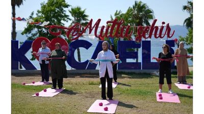 Kocaeli Büyükşehir Belediyesi tarafından yürütülen “Anne Şehir Sağlıklı Yaşam Programı”,