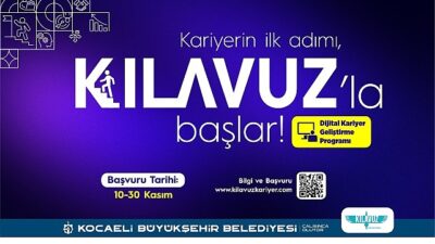 Kocaeli Büyükşehir Belediyesi’nin gençlere ulusal ve uluslararası şirketlerde online staj