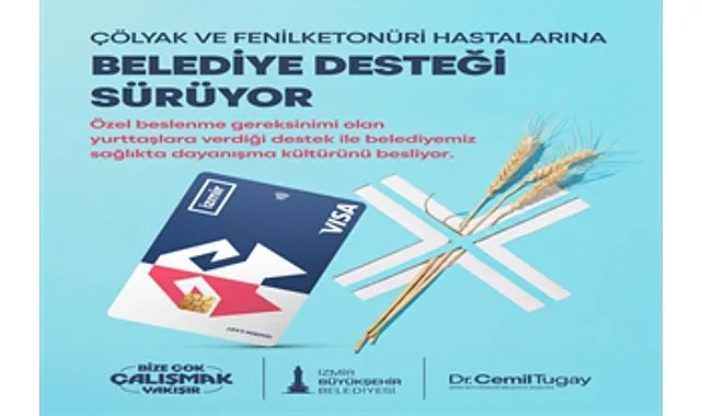 İzmir Büyükşehir Belediyesi çölyak ve fenilketonüri hastalarının yanında olmaya devam