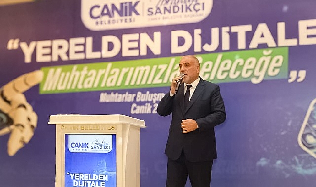 Canik Belediyesi, yoğun ilgiye sahne olan 'Yerelden Dijitale Muhtarlarla Geleceğe'