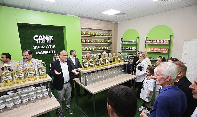 Canik Sıfır Atık Marketi ile geri dönüştürülebilir atıkların yeniden kazanımlarını
