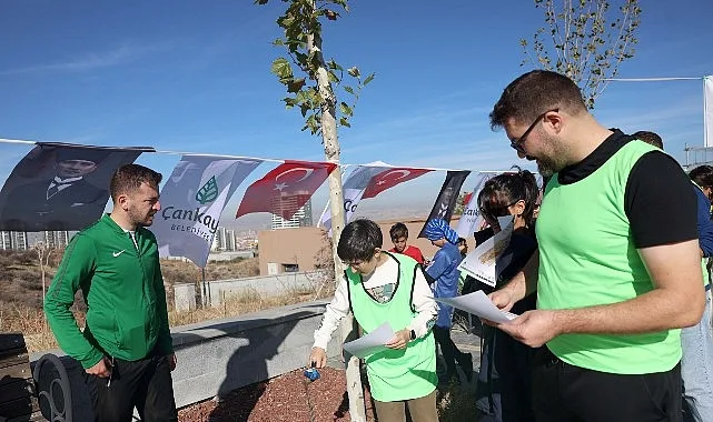Çankaya Belediyesi, Cumhuriyet Bayramı kapsamında düzenlediği Ödüllü Oryantiring yarışmasında her