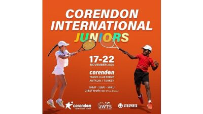 25 Ekim – 9 Kasım tarihleri arasında Corendon Tennis Club