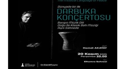 Doğu’nun ritimleri ve Batı’nın klasik müziği aynı sahnede buluşuyor. Şef