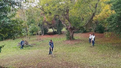 Kocaeli Büyükşehir Belediyesi, vatandaşların keyifle vakit geçirdiği millet bahçelerinde temizlik
