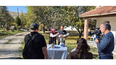 Dr. Feridun Kunak ve ekibi, iki gün süren çekimler boyunca