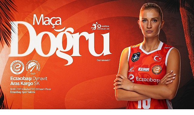 Eczacıbaşı Dynavit, Vodafone Sultanlar Ligi’nin yedinci haftasında evinde Aras Kargo