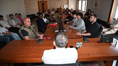 Erasmus programı kapsamında Kemer’e gelen ve aralarında Bulgaristan, Estonya, İtalya,