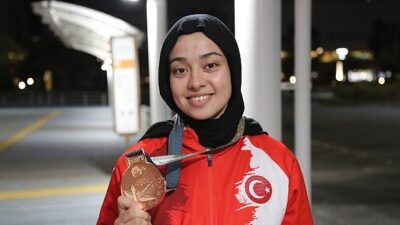 Konya Büyükşehir Belediyesporlu Esma Gökülü, ülkemizi temsil ettiği Tokyo 2025