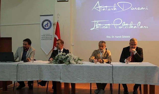 Ege Üniversitesinde düzenlenen (EÜ) “Cumhuriyet ve Atatürk” etkinlikleri kapsamında Türk Dünyası