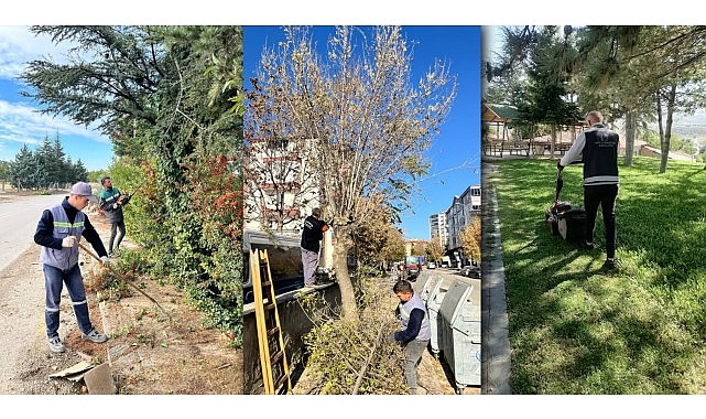 Kahramankazan Belediyesi Park ve Bahçeler Müdürlüğü ekipleri, ilçenin dört bir