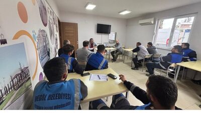 İnegöl Belediyesi, kurum içi eğitimler kapsamında Veteriner İşleri Müdürlüğü personeline