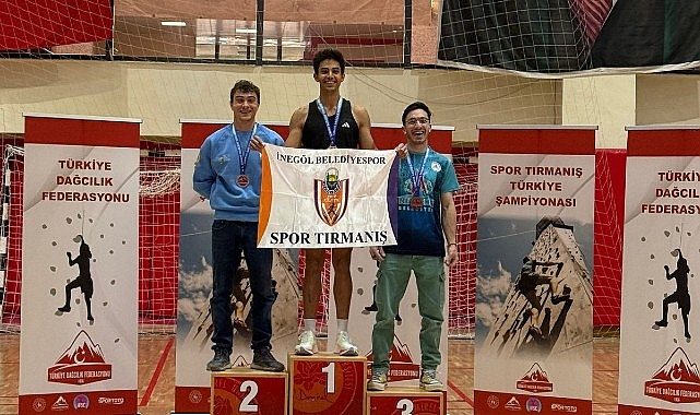 İnegöl Belediye Spor Kulübü dağcılık branşı sporcusu Emre Doğan, Türkiye