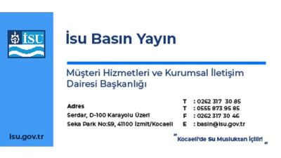 Kocaeli Büyükşehir Belediyesi İSU Genel Müdürlüğü, kentin dört bir yanında