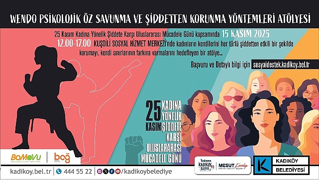 Kadıköy’de kadınlar, psikolojik özsavunma atölyeleri ve dayanışma futbol programlarıyla hem