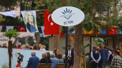 Karabağlar Belediyesi, Üçkuyular Mahallesi’nde bulunan Beç Parkı’nı baştan sona yenileyerek