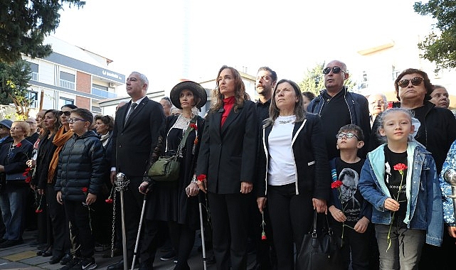 Karşıyaka Belediyesi tarafından Ulu Önder Atatürk’ün sonsuzluğa uğurlanışının 87. yılı