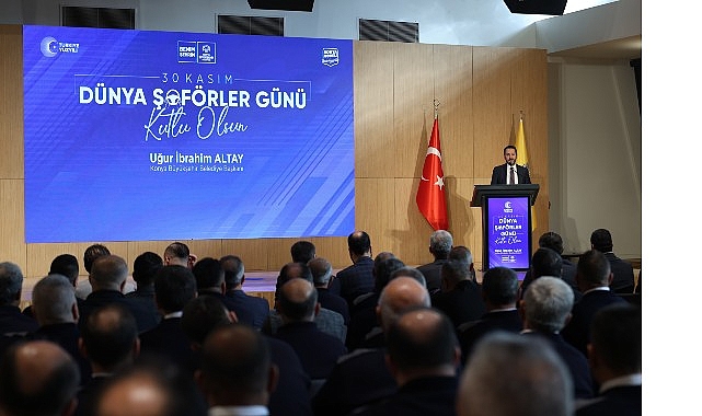 Konya Büyükşehir Belediyesi, “30 Kasım Dünya Şoförler Günü” dolayısıyla program