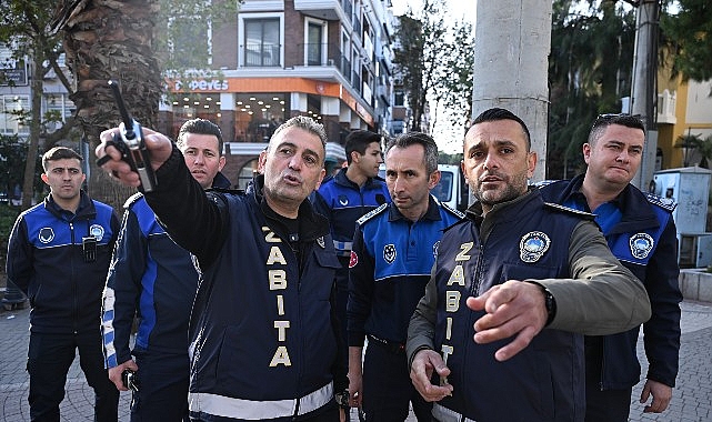 Manisa Büyükşehir Belediyesi Zabıta Dairesi Başkanlığı, kaldırım işgallerine yönelik denetim