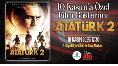 Nevşehir Belediyesi, Gazi Mustafa Kemal Atatürk’ün 87’inci ölüm yıldönümü kapsamında