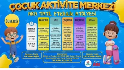 Nevşehir Belediyesi, çocukların ara tatil dönemini hem verimli hem de