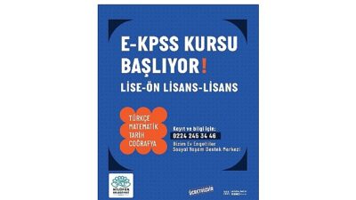 Nilüfer Belediyesi, Engelli Kamu Personeli Seçme Sınavı’na (E-KPSS) hazırlanan lise,