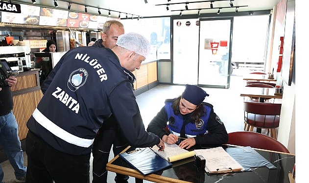 Nilüfer Belediyesi, ilçe genelinde faaliyet gösteren zincir restoranlara yönelik kapsamlı