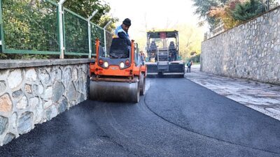 Osmangazi Belediyesi, gerçekleştirdiği yol yapım çalışmalarıyla ilçe genelinde yolları yeni
