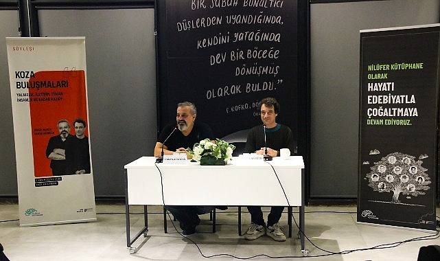 Nilüfer Belediyesi’nin düzenlediği “Koza Buluşmaları” söyleşilerinin konuğu olan ünlü yazar