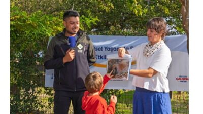 İzmir Büyükşehir Belediyesi, engelli çocukların hayvanların ve bitkilerin gücüyle kent