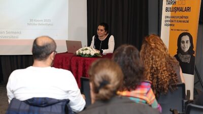 Nilüfer Belediyesi ile Tarih Vakfı’nın düzenlediği etkinlikte konuşan İstanbul Bilgi