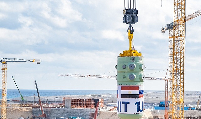 Rusya Devlet Nükleer Enerji Kuruluşu Rosatom’un Mısır’da inşa ettiği El-Dabaa
