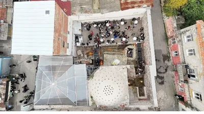 Konak Belediyesi’nin restore ettiği tarihi Kıllıoğlu Hamamı, ‘Boşluk – Aralık