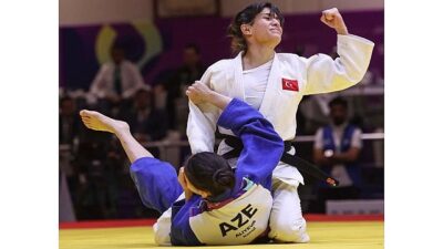 Suudi Arabistan'ın başkenti Riyad'da düzenlenen 6. İslami Dayanışma Oyunları'nda mindere