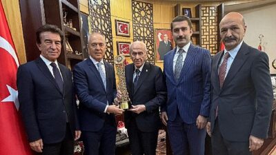 Türkiye Bisiklet Federasyonu Başkanı Emin Müftüoğlu başkanlığındaki heyet, Milliyetçi Hareket