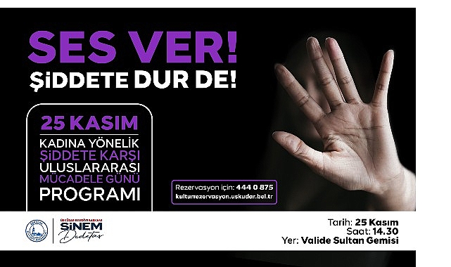 Kadına yönelik şiddete dikkat çekmek ve toplumsal farkındalığı artırmak amacıyla