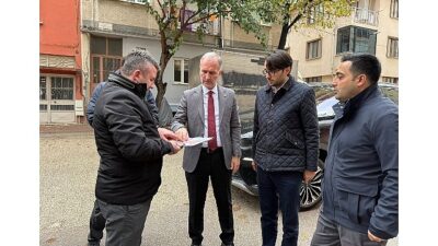 İnegöl Belediyesi, Yenice Mahallesinde Dr. Halil Bey Caddesi ile Sabri