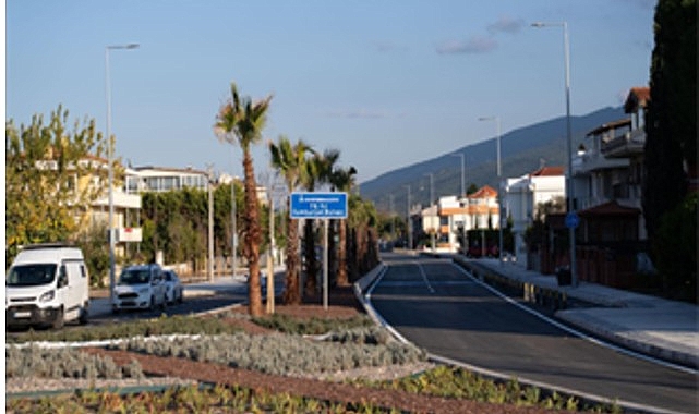 İzmir Büyükşehir Belediyesi’nin Güzelbahçe'de trafik akışını rahatlatacak 75. Yıl Cumhuriyet