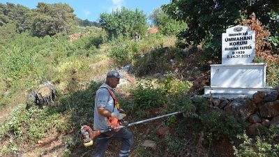 Antalya Büyükşehir Belediyesi Alanya Cikcilli Mezarlığı’na kapasite arttırma çalışmalarını sürdürüyor.