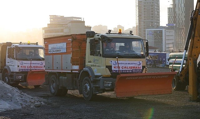 Bağcılar Belediyesi, kış ayının gelmesiyle oluşabilecek olumsuzluklara karşı tüm önlemlerini