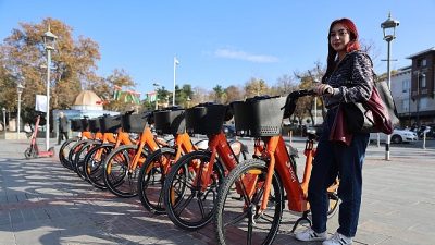 Konya Büyükşehir Belediye Başkanı Uğur İbrahim Altay, şehir içi bisiklet