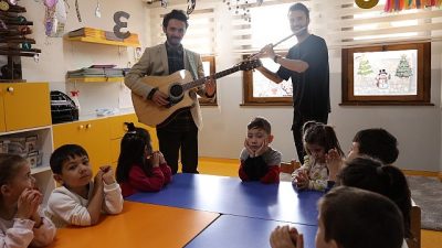 Aydın Büyükşehir Belediyesi Çocuk Gelişim Merkezleri’nde eğitim gören öğrenciler, Aydın