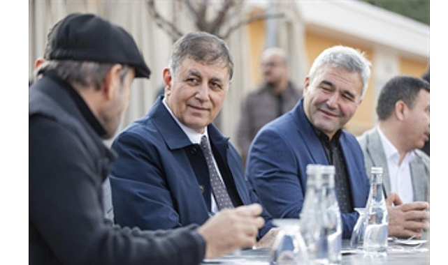 İzmir Büyükşehir Belediye Başkanı Dr. Cemil Tugay’ın Beydağ ziyareti sırasında