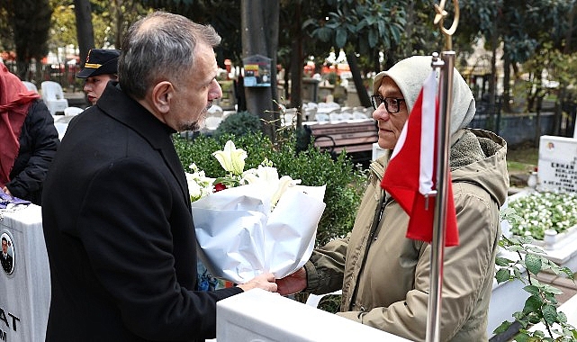 Belediye Başkan Vekili İbrahim Akın,  Bayrampaşalı şehit Astsubay Üstçavuş Esma
