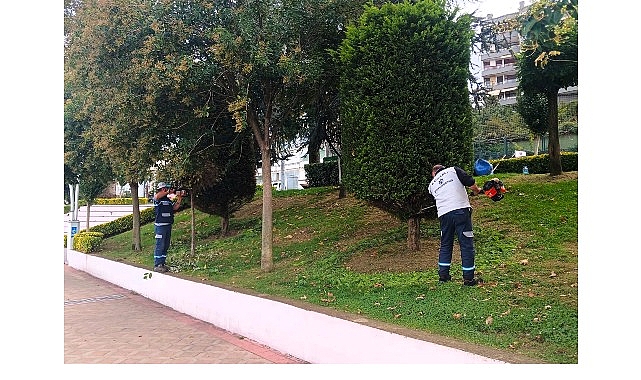 Kocaeli Büyükşehir Belediyesi, kent genelindeki yeşil alanların sağlıklı ve düzenli