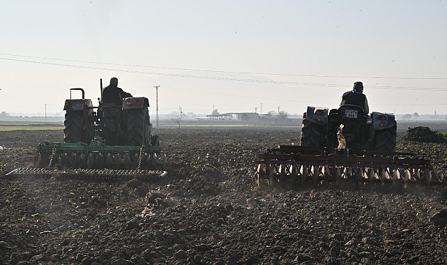 Manisa Büyükşehir Belediyesi tarafından sağlanan yem bitkisi tohumu desteği kapsamında,