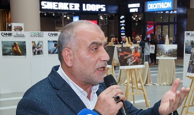 Canik Belediyesi, 10 Aralık Dünya İnsan Hakları Günü'nde düzenlediği sergiyle,